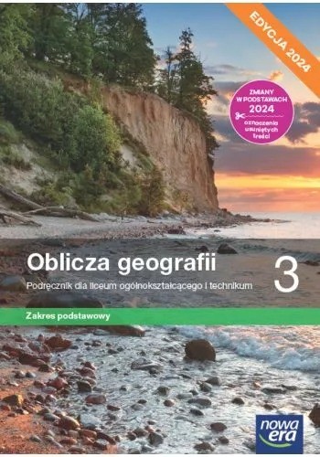 okładka Nowa geografia oblicza geografii podręcznik 3 liceum i technikum zakres podstawowy EDYCJA 2024 książka | Anna Dubownik