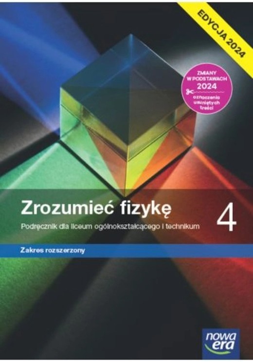 okładka Nowa fizyka zrozumieć fizykę podręcznik 4 liceum i technikum zakres rozszerzony EDYCJA 2024 książka