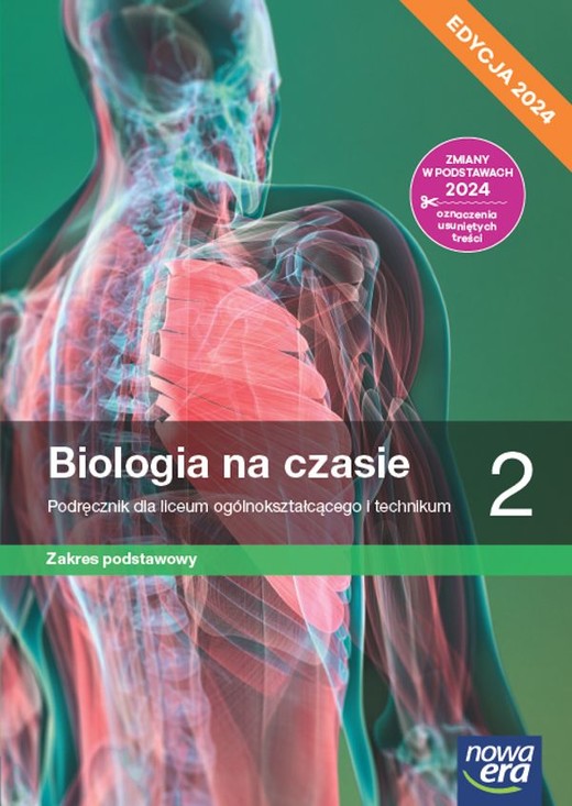 okładka Nowa biologia na czasie podręcznik 2 liceum i technikum zakres podstawowy EDYCJA 2024 książka
