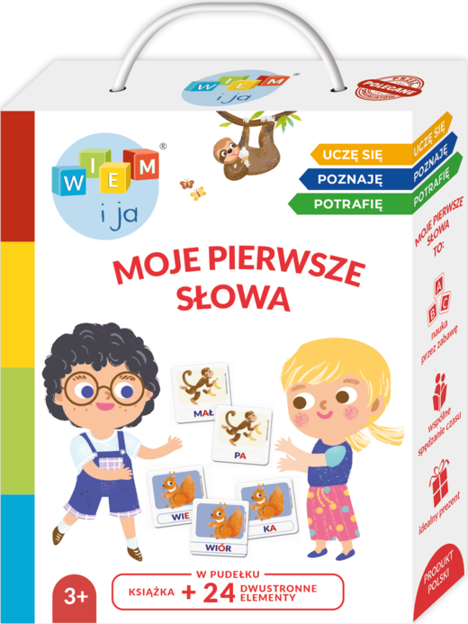 okładka Moje pierwsze słowa. Wiem i ja! Uczę się, poznaję, potrafię książka