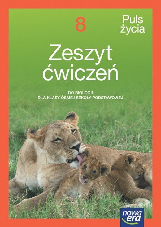 okładka Biologia Puls życia NEON zeszyt ćwiczeń dla klasy 8 szkoły podstawowej EDYCJA 2024-2026 książka