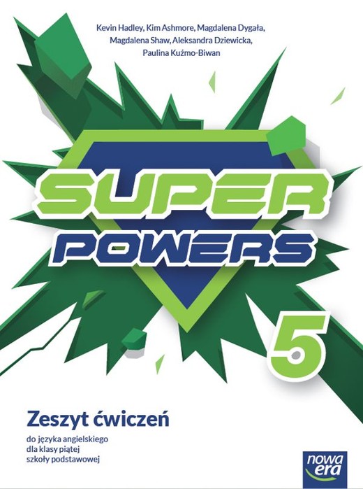 okładka Język angielski Super Powers NEON zeszyt ćwiczeń dla klasy 5 szkoły podstawowej EDYCJA 2024-2026 książka