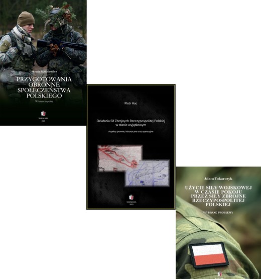 okładka DZIAŁANIA SIŁ ZBROJNYCH RP W CZASIE KRYZYSU Pakiet 3 książki ebook | pdf | Piotr Hac, Urszula Staśkiewicz, Adam Tokarczyk