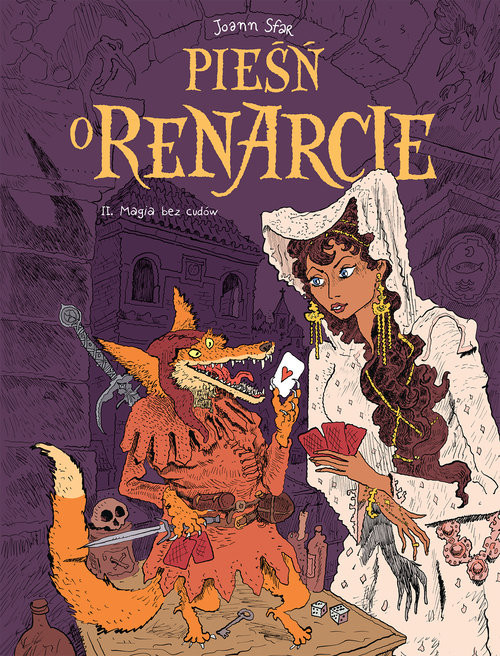 okładka Pieśń o Renarcie 2 Magia bez cudów książka | Joann Sfar
