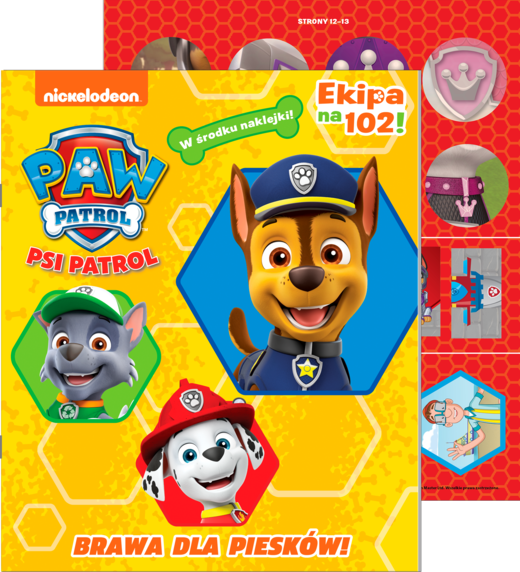 okładka Brawa dla piesków! Psi Patrol. Ekipa na 102! książka