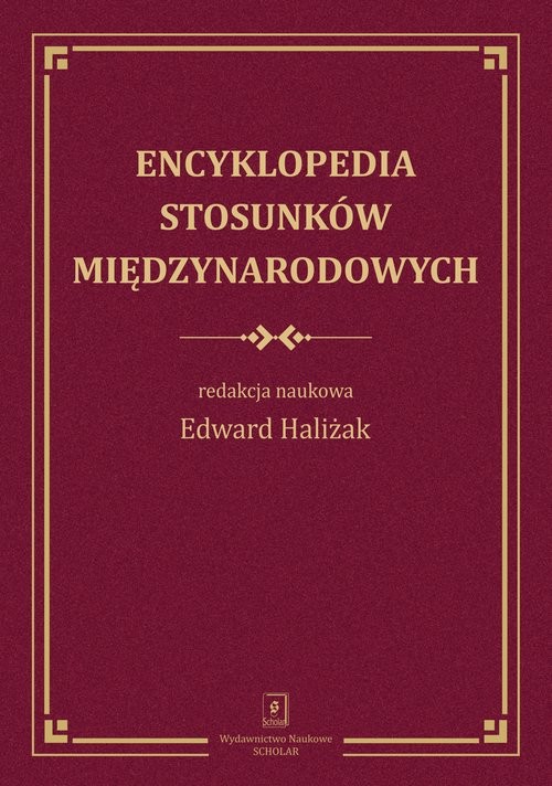 okładka Encyklopedia stosunków międzynarodowych książka