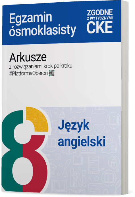 okładka Egzamin ósmoklasisty 2025 Język angielski arkusze książka