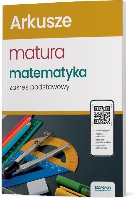 okładka Matura 2025 Matematyka arkusze maturalne zakres podstawowy książka