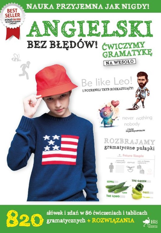 okładka Angielski bez błędów. Ćwiczymy gramatykę na wesoło książka