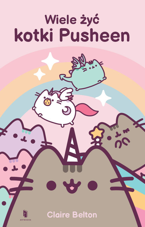 okładka Wiele żyć kotki Pusheen książka | Claire Belton