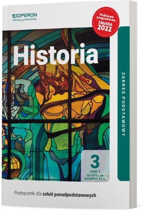 okładka Historia 3 część 1 liceum i technikum zakres podstawowy zmiana 2022 książka