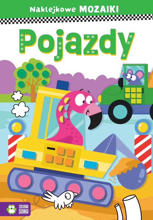 okładka Pojazdy. Naklejkowe mozaiki książka