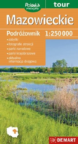 okładka Mazowieckie podróżownik 1:125 000 książka | Opracowanie zbiorowe