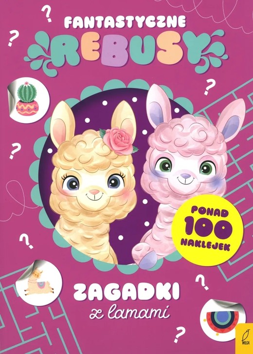 okładka Zagadki z lamami. Fantastyczne rebusy książka