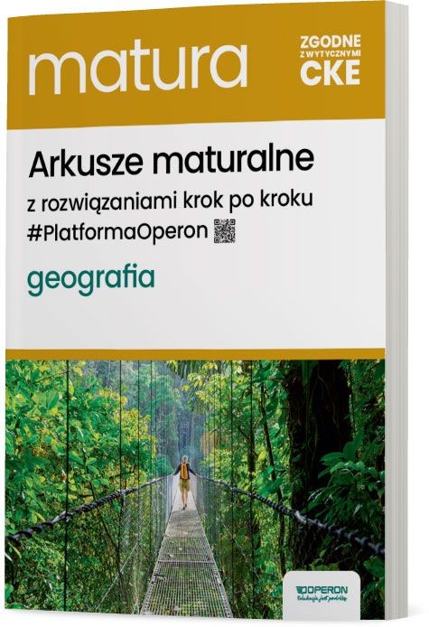 okładka Matura 2025 Geografia arkusze maturalne zakres rozszerzony książka | Piotr Ciesielski