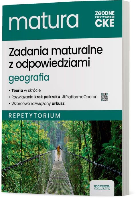 okładka Matura 2025 Geografia repetytorium zakres rozszerzony książka | Chabasiński Krzysztof