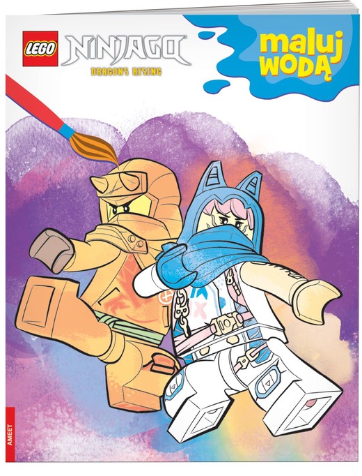 okładka LEGO Ninjago Maluj Wodą MW-6703 książka