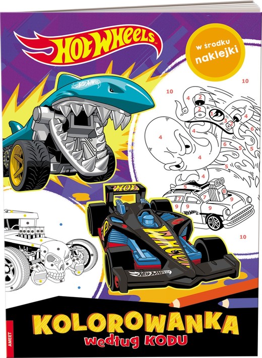 okładka Hot Wheels Kolorowanka według kodu KKO-1601 książka
