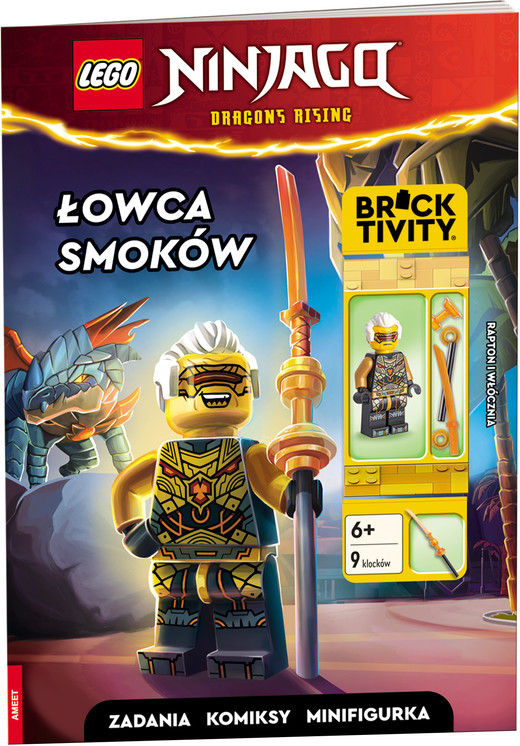 okładka Lego Ninjago Łowca smoków LNC-6733 książka