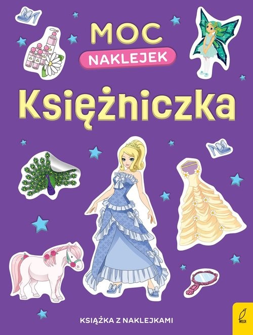 okładka Moc naklejek Księżniczka /Wilga/ książka