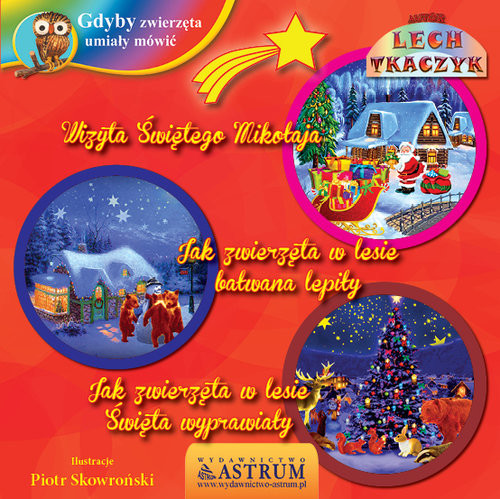 okładka Trzy bajki świąteczne. książka | Lech Tkaczyk