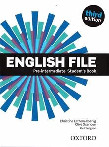 okładka English File 3E Pre-intermediate SB książka | Christina Latham-Koenig