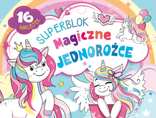 okładka Superblok. Magiczne jednorożce książka