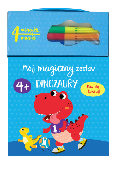 okładka Mój magiczny zestaw. Dinozaury książka