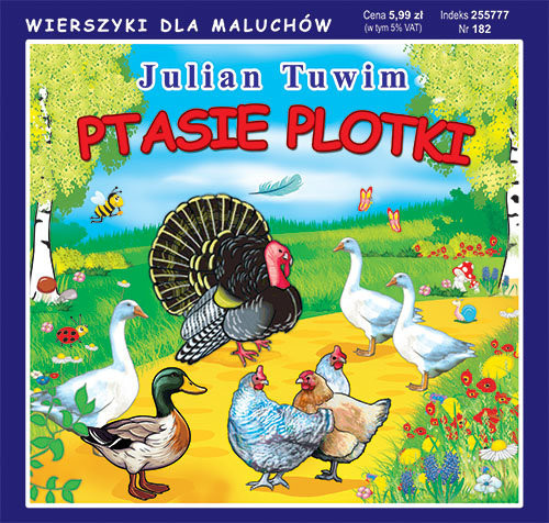 okładka Ptasie plotki Wierszyki dla Maluchów książka