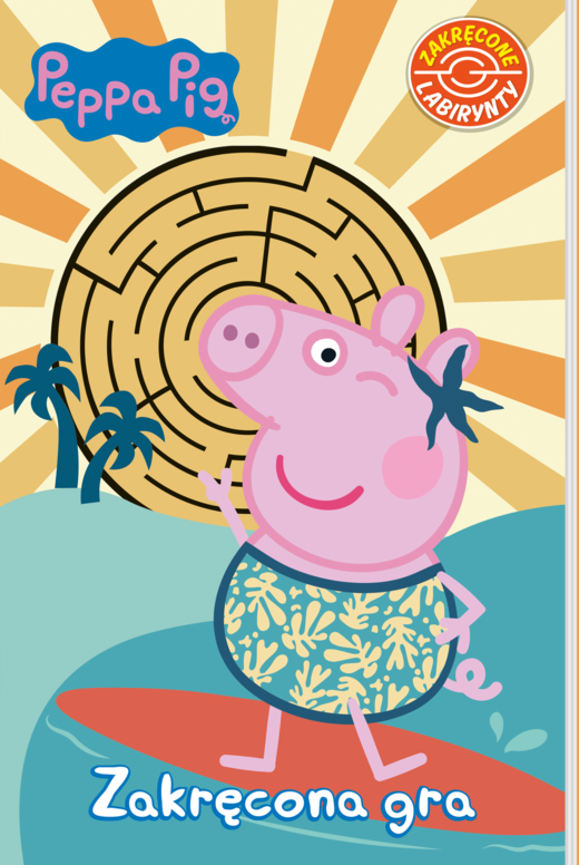 okładka Zakręcona gra. Świnka Peppa. Zakręcone labirynty książka
