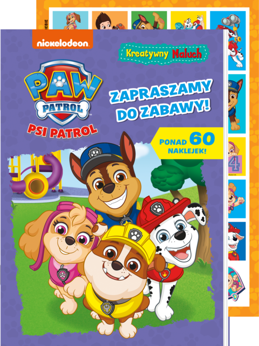okładka Zapraszamy do zabawy! Psi Patrol. Kreatywny maluch książka