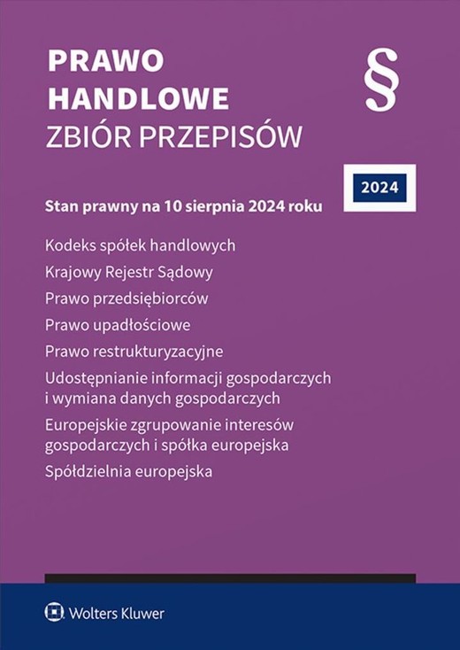 okładka Prawo handlowe. Zbiór przepisów książka