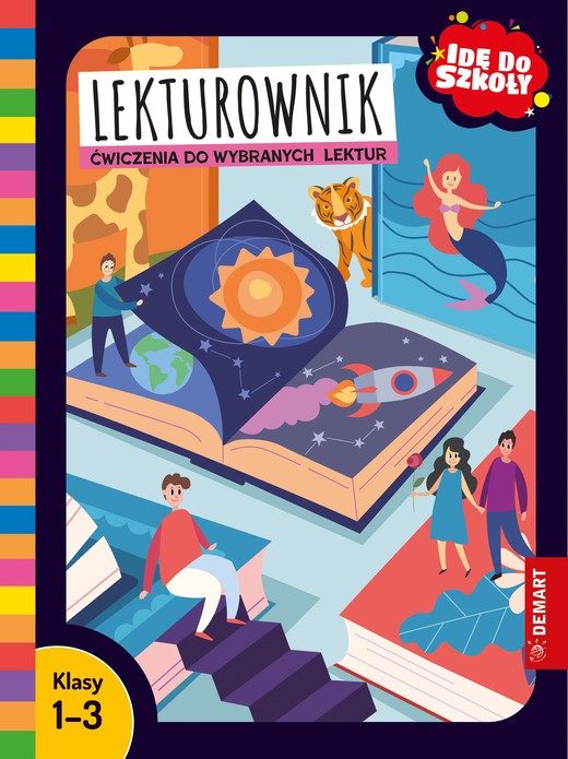 okładka Lekturownik. Ćwiczenia do wybranych lektur klasy 1-3. Idę do szkoły książka