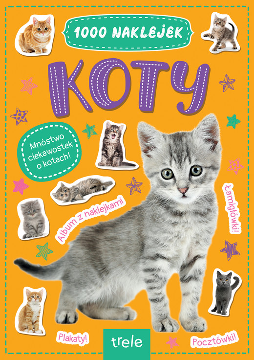 okładka Koty. 1000 naklejek książka | Opracowanie zbiorowe