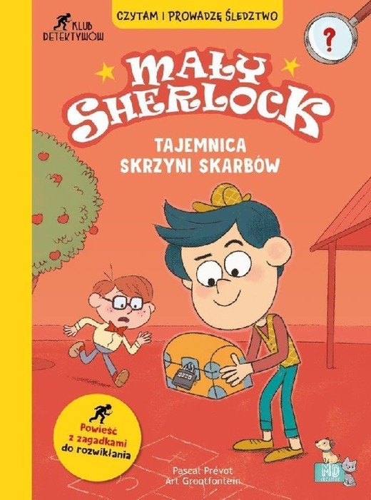 okładka Tajemnica skrzyni skarbów. Mały Sherlock książka