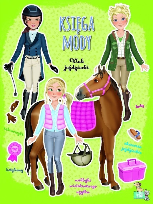 okładka Klub jeździecki. Księga mody książka