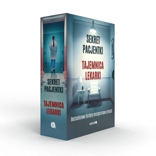 okładka Komplet 2 książek Sekret pacjentki +Tajemnica lekarki książka | White LorethAnne