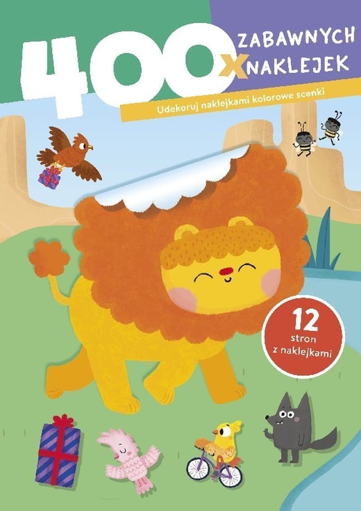 okładka Lew. 400 zabawnych naklejek książka