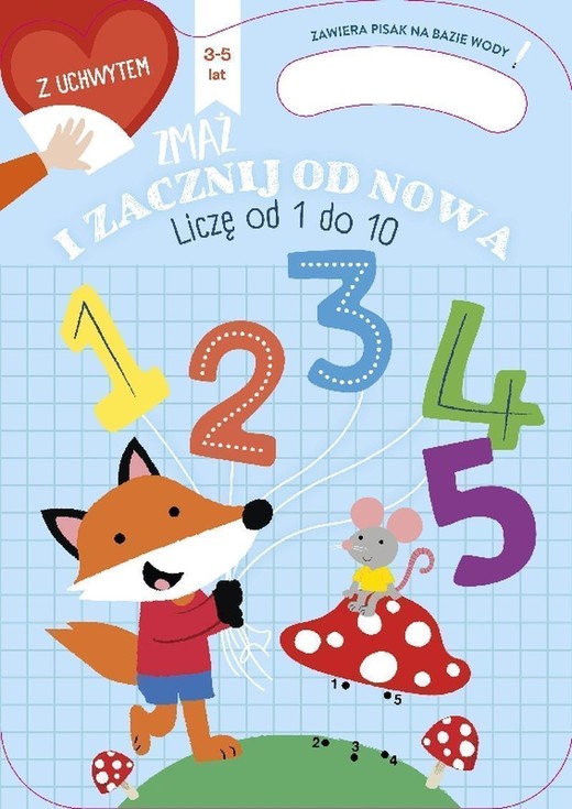 okładka Liczę do 10. Zmaż i zacznij od nowa książka