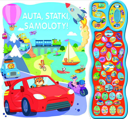 okładka 50 dźwięków. Auta, statki, samoloty! książka
