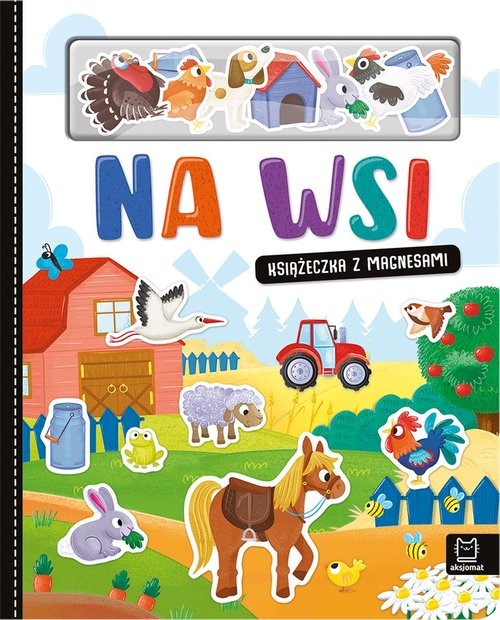 okładka Na wsi. Książeczka z magnesami książka | Bogusław Michalec