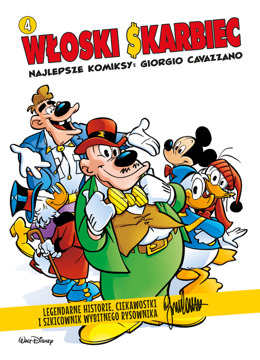 okładka Włoski Skarbiec. Najlepsze komiksy: Giorgio Cavazzano. Kaczki. Tom 4 książka