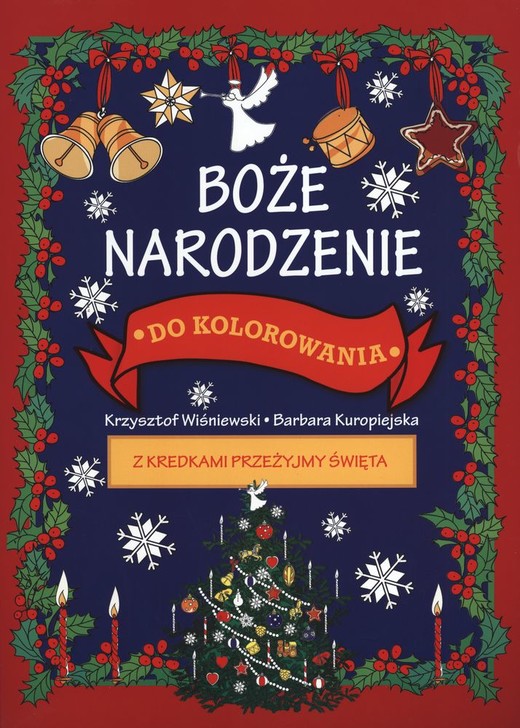 okładka Boże narodzenie do kolorowania książka | Barbara Kuropiejska