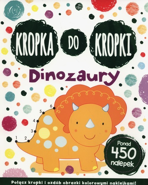 okładka Kropka do kropki Dinozaury książka