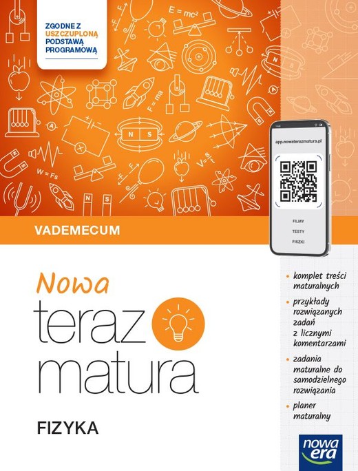 okładka Teraz matura 2024/2025 Fizyka vademecum poziom rozszerzony książka