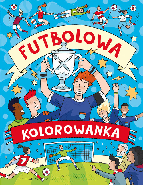 okładka Futbolowa kolorowanka książka