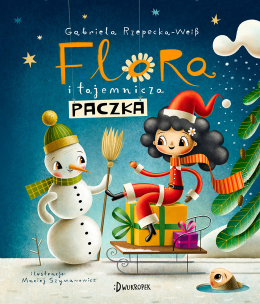 okładka Flora i tajemnicza paczka. Flora. tom 4 książka