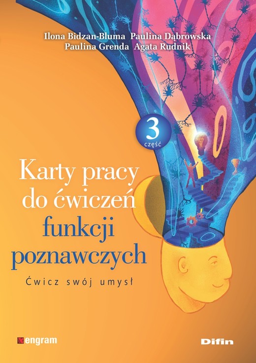 okładka Karty pracy do ćwiczeń funkcji poznawczych. Część 3. Ćwicz swój umysł książka