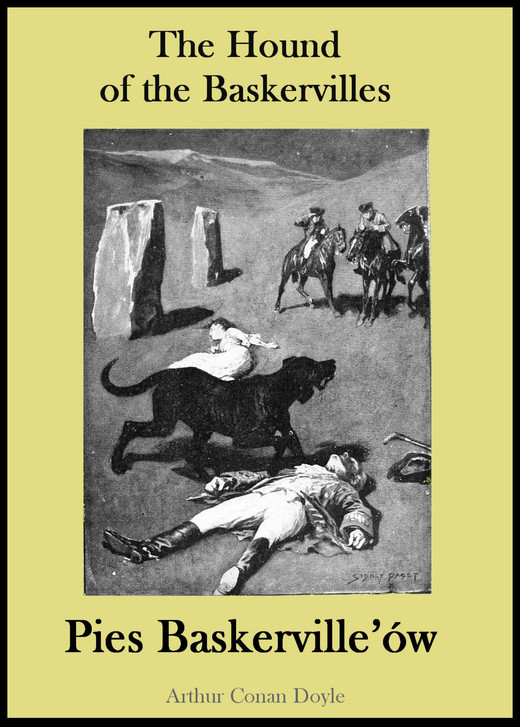 okładka The Hound of the Baskervilles. Pies Baskerville’ów - publikacja w języku angielskim i polskim ebook | pdf | Arthur Conan Doyle
