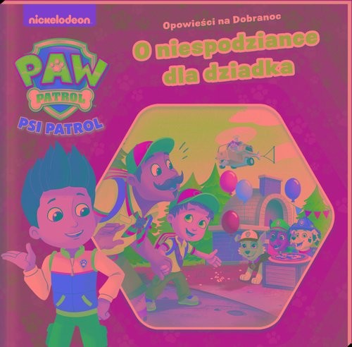 okładka Psi Patrol. Opowieści na dobranoc 3. O niespodziance dla dziadka książka